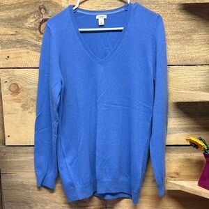 L.L. Bean V-Neck Sweater - Blue